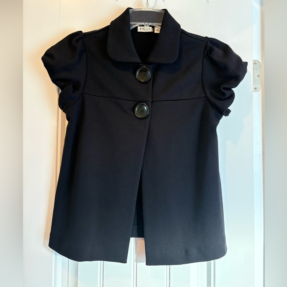 Cato Black Cape Jacket